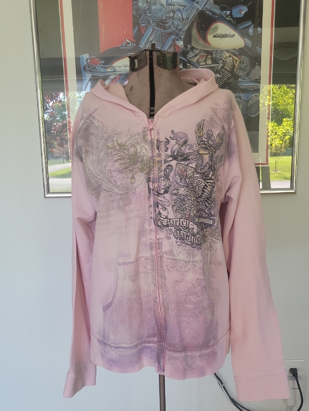 Harley-Davidson Hoodie, XL, Pink